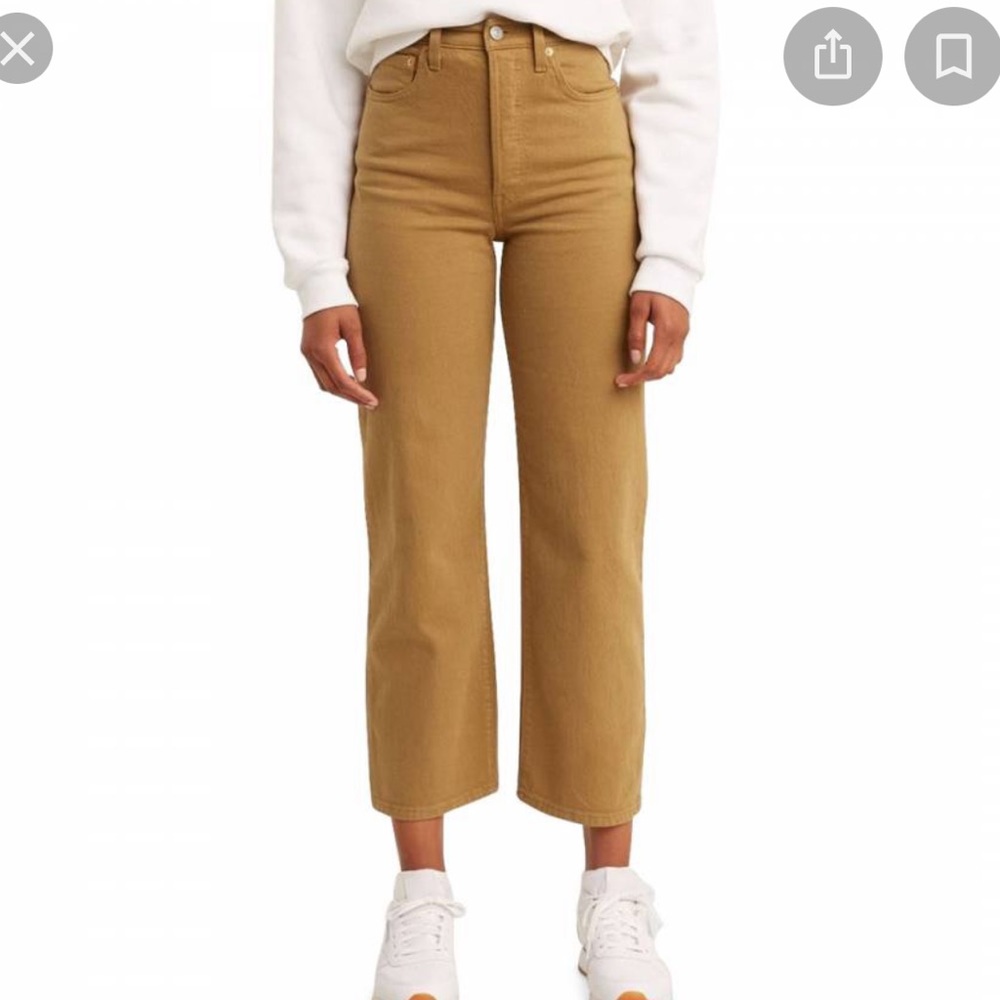 Levi’s wide leg rib cage Jean